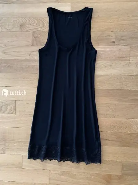 Spitze Tank Top Unterhemd lang Baumwolle