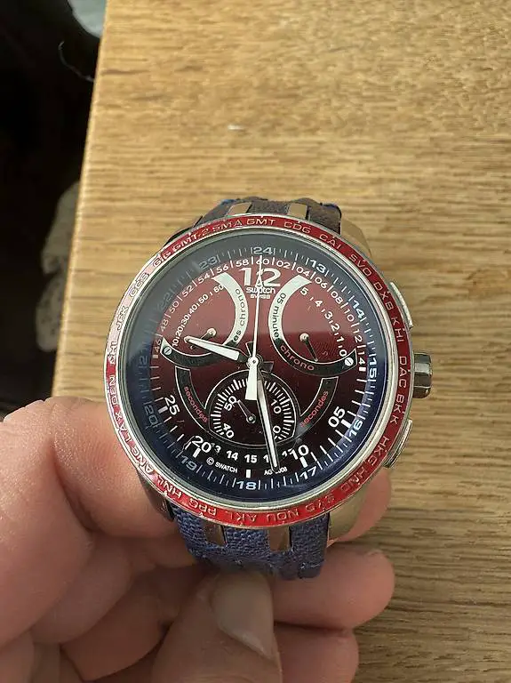 Swatch Irony Automatik Chronograph 2008 Selten, TOPZustand