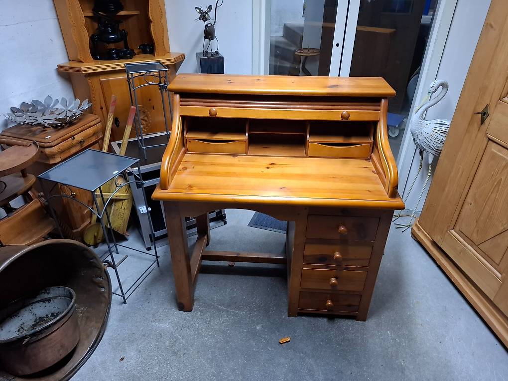 Toller Sekretär Schreibkommode Pult mit Rollladen 100 x 60