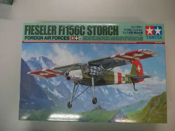 TAMIYA 1:48 Fieseler Fi156C Storch Swiss Air Force Scale Kit