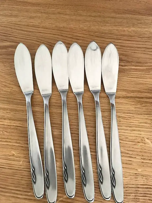 Fischmesser und JAFFA Grapefruit Messer je 6 Stk, vintage