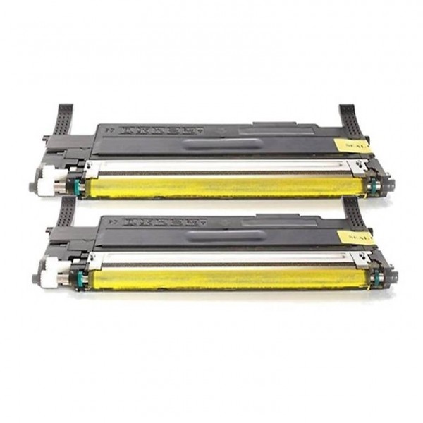  Samsung CLT-Y406S CLP-360 Cartridge Yellow Doppelpack