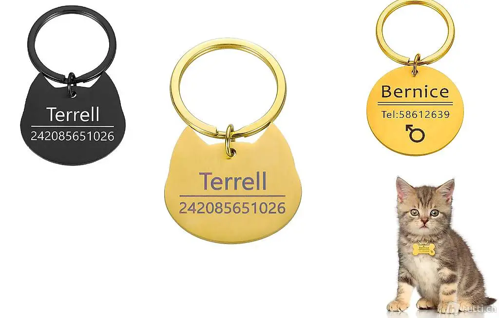  Katzenmarke mit Gravur