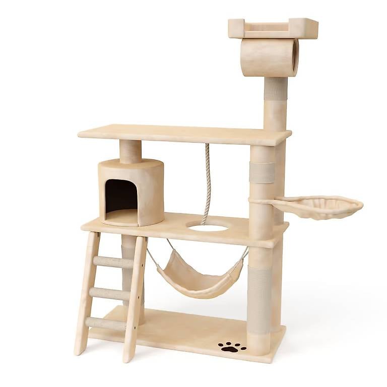 Katzenbaum SIMBA 141 cm beige