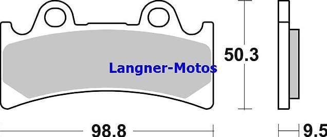 bremsbelag sbs 683 hf yamaha fzr triumph daytona super iii