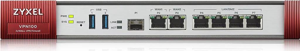 zywall vpn100 firewall