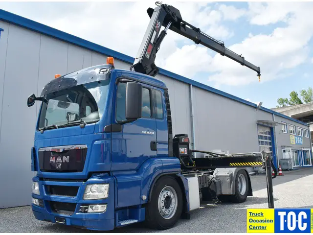 MAN, TGS 18.440 4x2 Retarder Kran Hiab XS144, Sattelkupplung