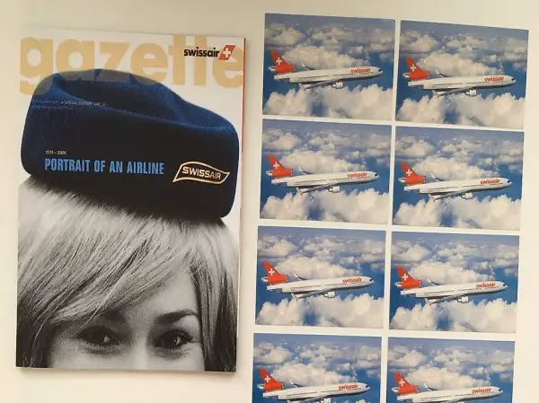 SWISSAIR-SET 8-TEILIG