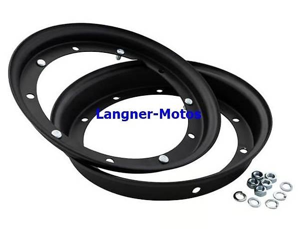 Felge Vespa PX PK ET3 Sprint Rally T5 GS LML schwarz matt