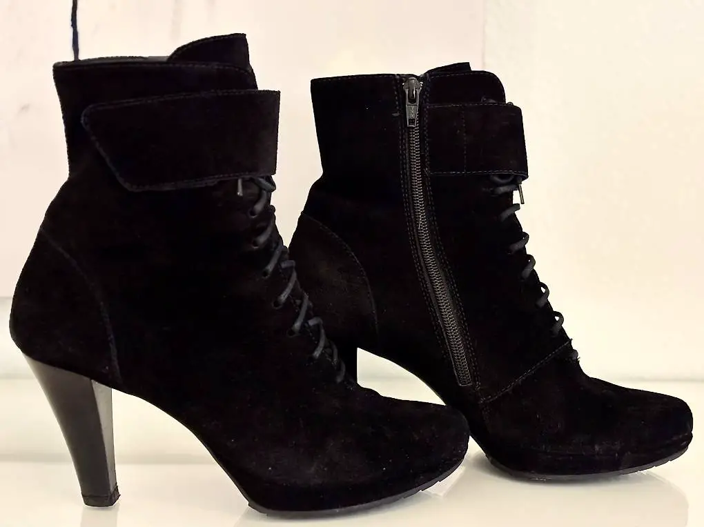 Wildleder Stiefeletten Gr. 38