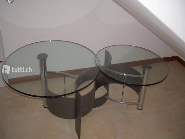 Tavolino in vetro