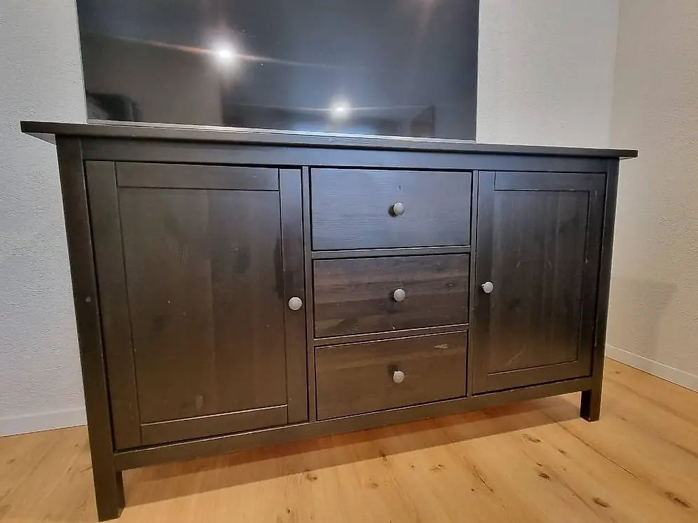 Ikea Hemnes Sideboard, schwarzbraun