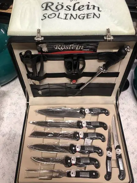 SOLINGER MESSERKOFFER NEU IDEALES GESCHENK 98.-