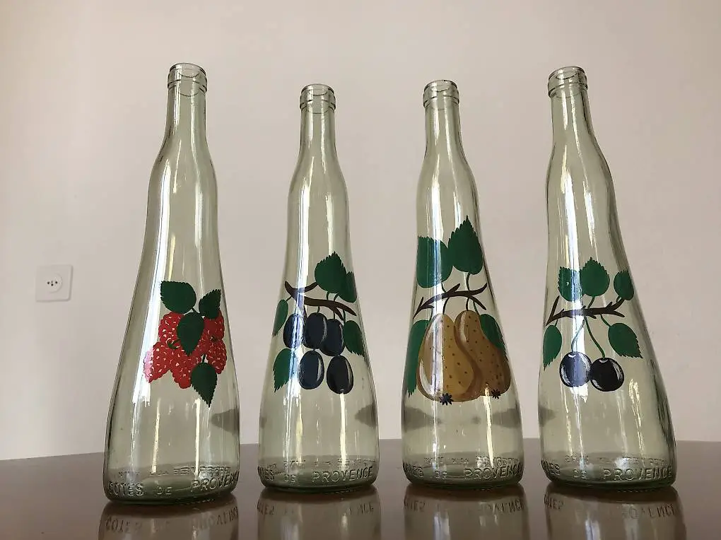 Dekorative Flaschen handbemalt