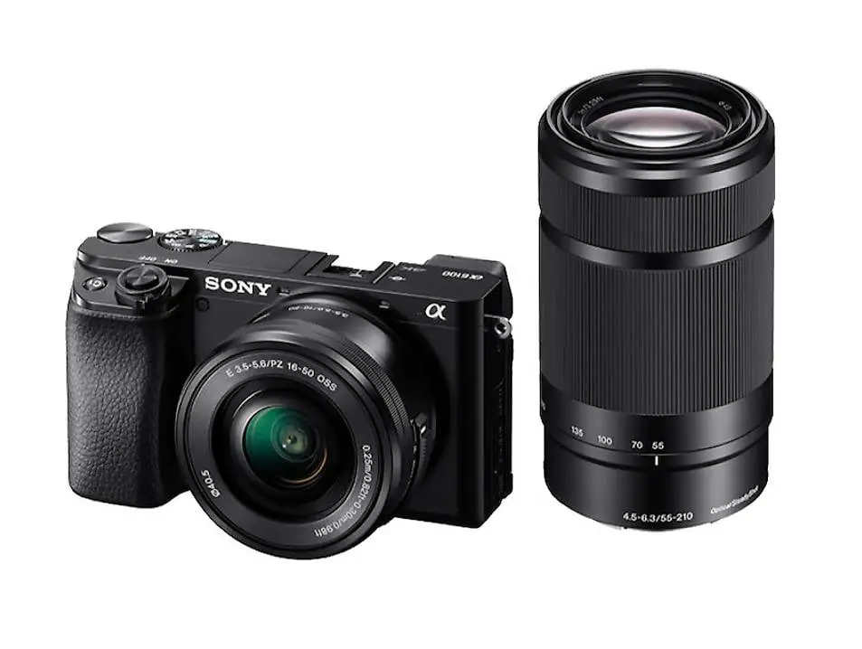 Sony Alpha 6100 mit Objektiv
