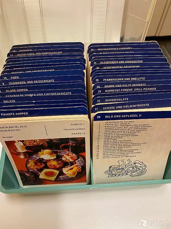 Kochbuch Koch Box Kartei Rezepte Kochrezepte