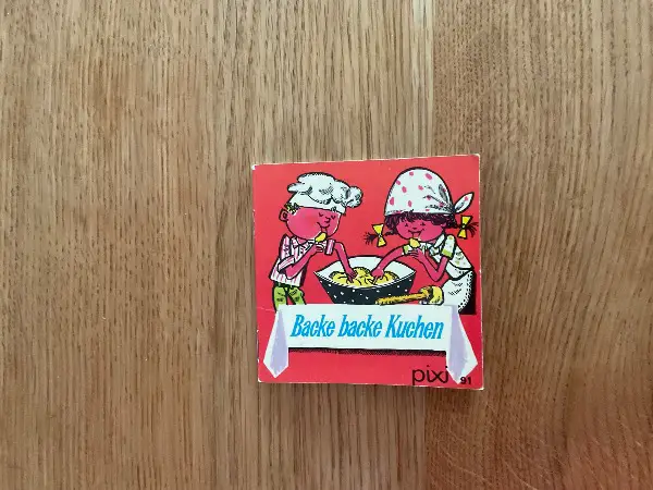 Altes Pixi “ Backe, backe Kuchen “ 1976