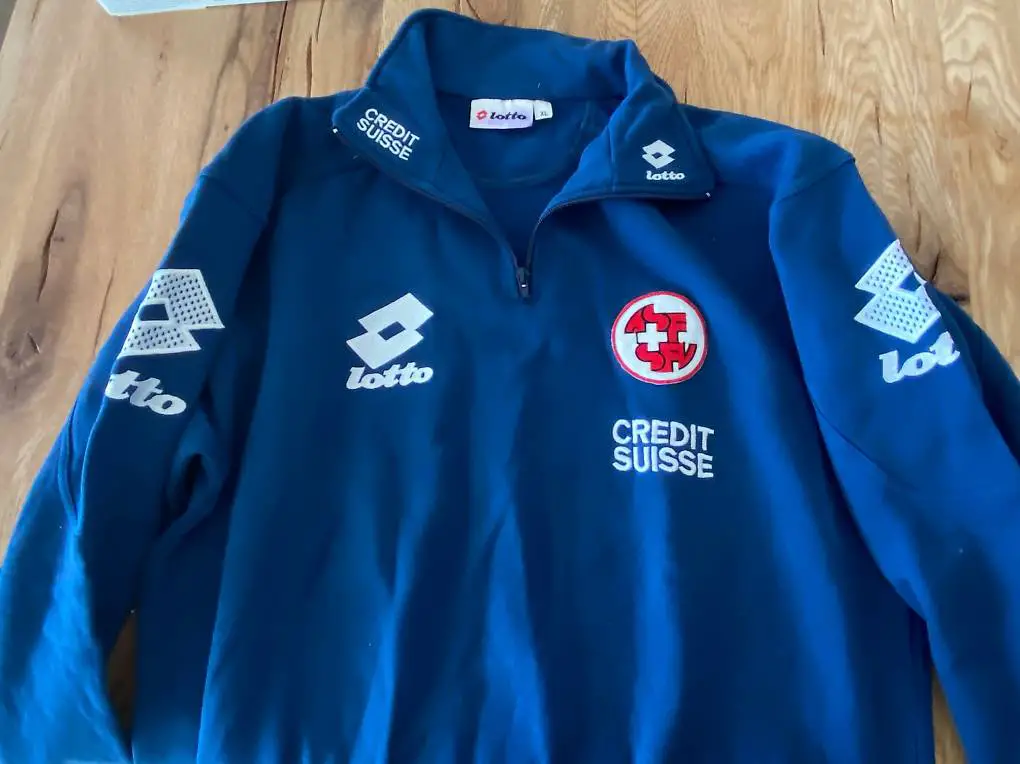 Schweizer Nati Trainingshirt 90er Jahre- Lotto sehr selten