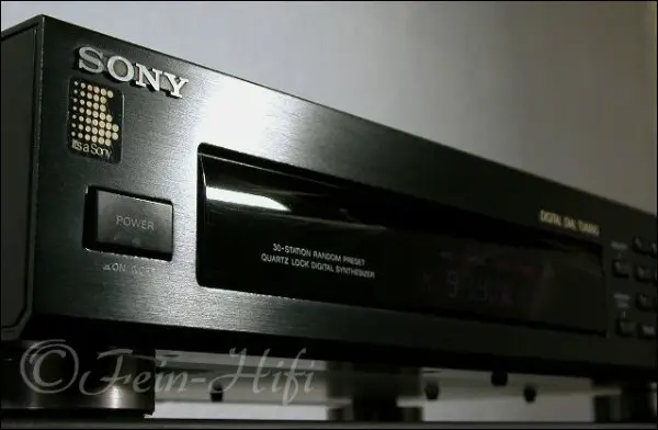 TUNER Sony ST-S170 black Top Modell Metal Front Alu Digital