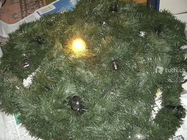 Garten Lichterkette 10 m für 32 kleine weisse farbige Lämpli