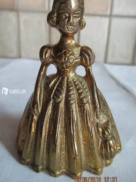  Glocke Tischglocke, Table Klock, Bronze?