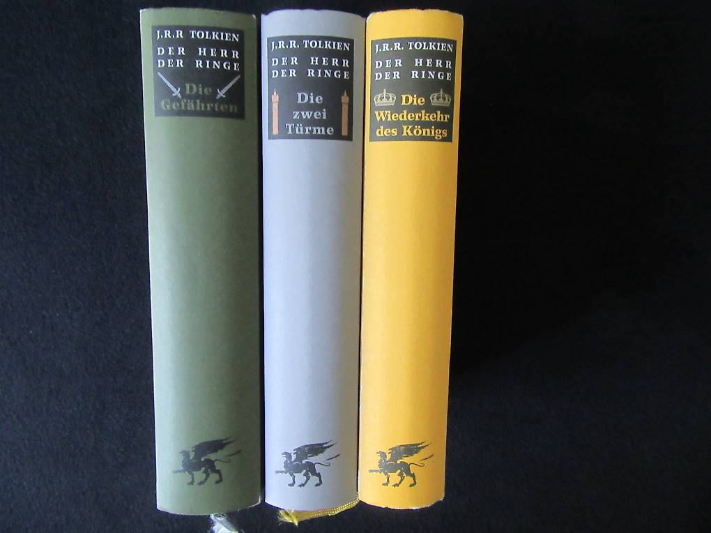 J.R.R. Tolkien Herr der Ringe 3 Bände, gebunden, Versand 9.-