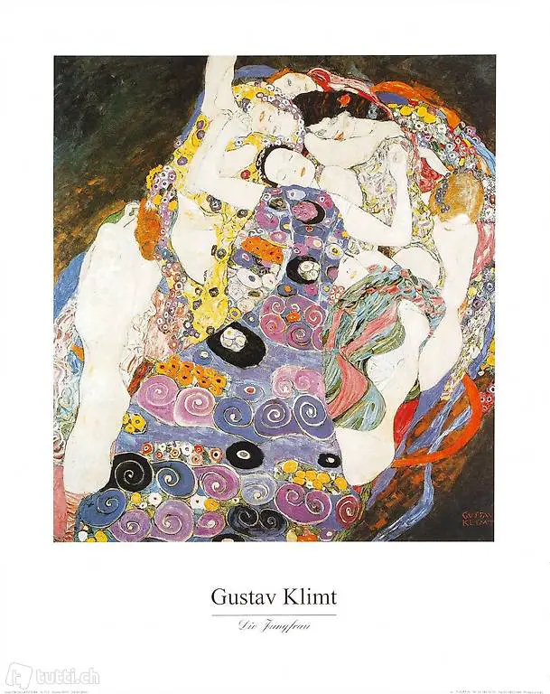  Stampa d"arte - Gustav Klimt - Die Jungfrau (La vergine)