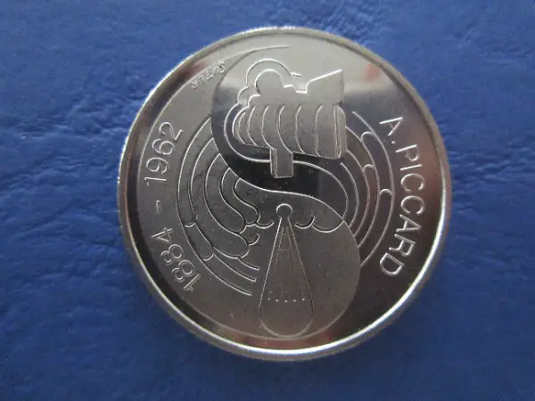 Gedenkmünze A. Piccard