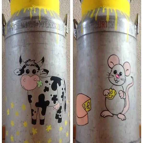 Milchkanne Deko, Schirmständer