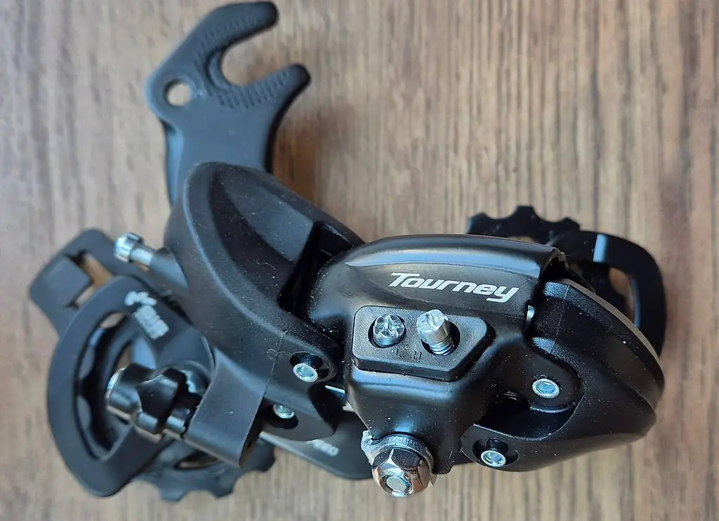 shimano schaltung tourney rd-ty300 6/7-gang, sgs-mit halter