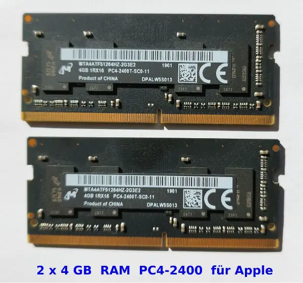 Apple DDR4 Ram 8GB (2x4)