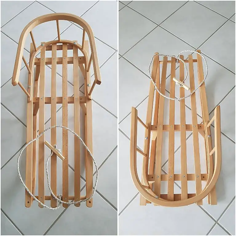 Holzschlitten / Unikat