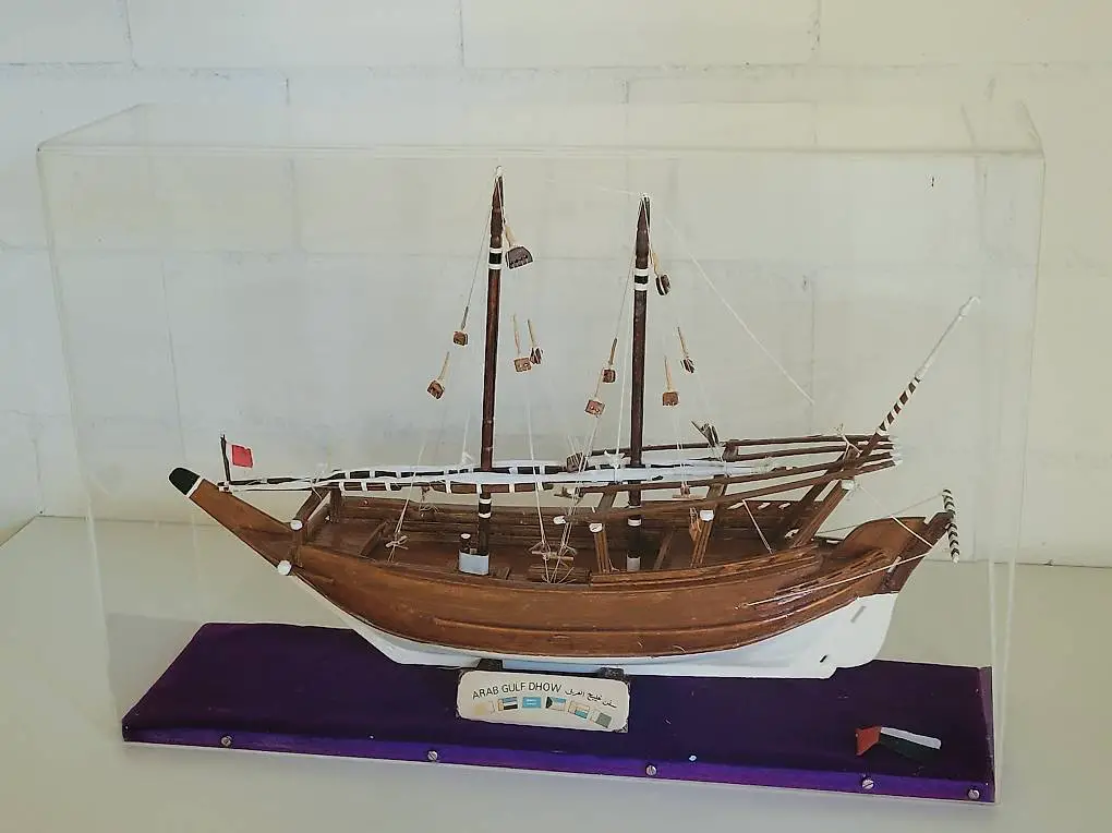 Modell - Segel - Schiff alt in Plexiglas Box