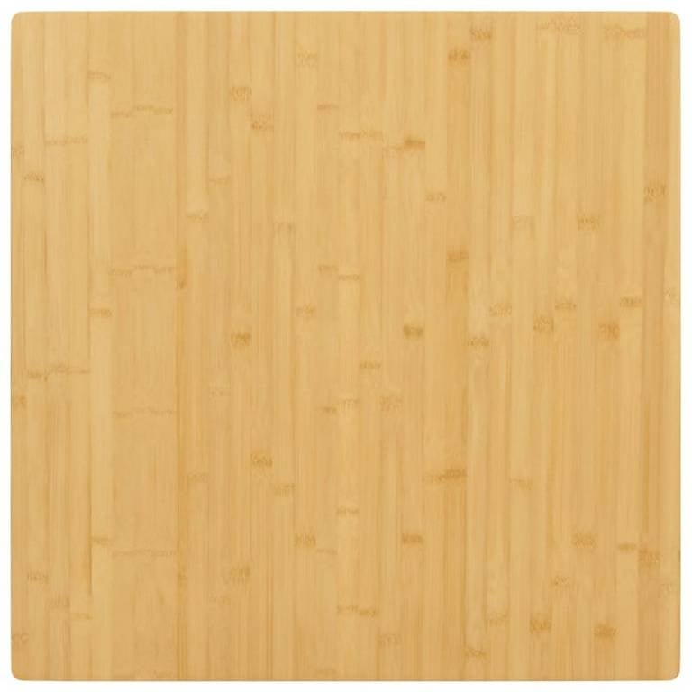 Tischplatte 90x90x2,5 cm Bambus