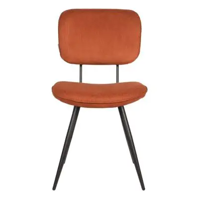  vidaXL LABEL51 Esszimmerstühle 2 Stk. Vic 49x60x87 cm Rostbraun