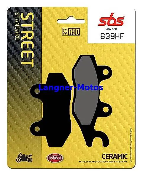 bremsbelag sbs 638 hf ceramic kawasaki ex ninja se 400 2018-