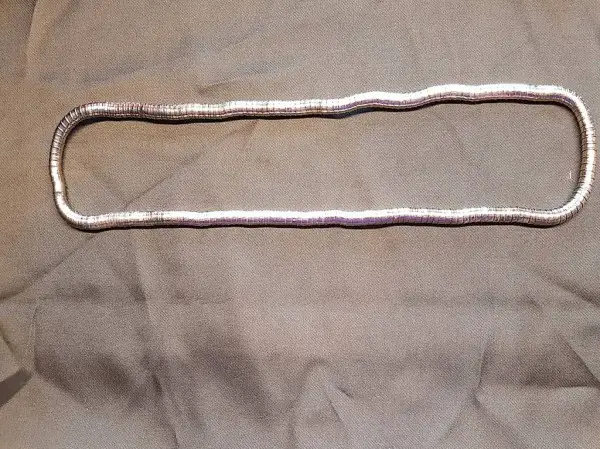 Hals Kette Silber Beweglich