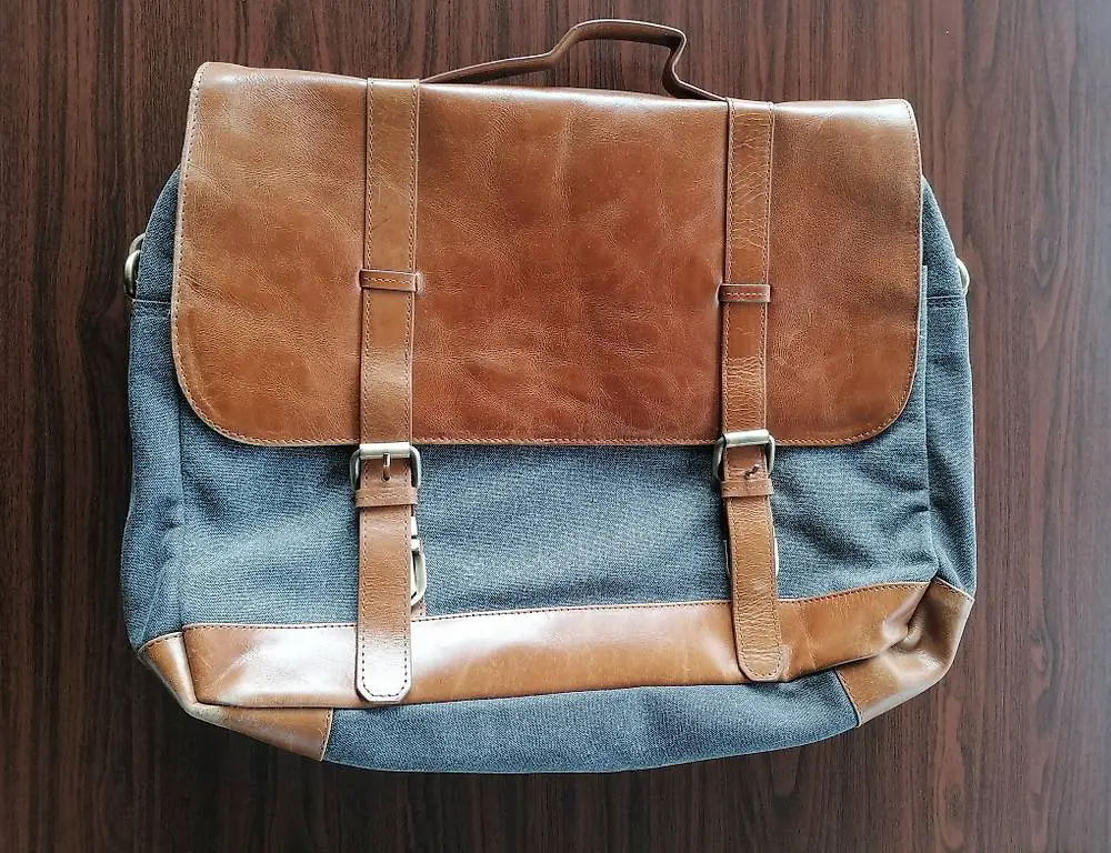 Laptoptasche braun/grau