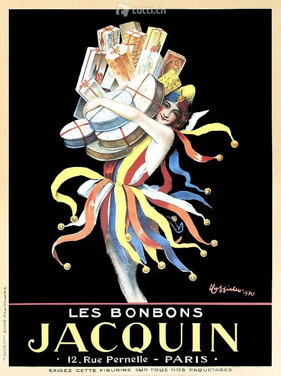  Stampa pubblicitaria - Les bonbons Jacquin