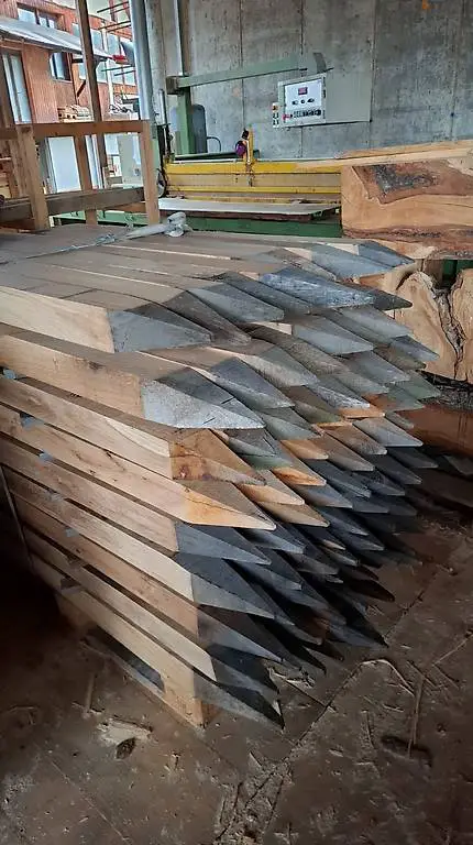 Eichenpfähle, 9x9x160 cm, Stabil