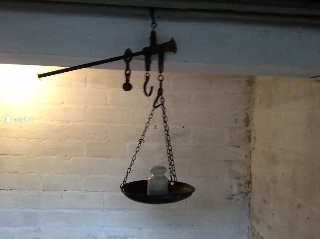 Balkenwaage, alte Waage