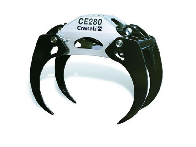 CRANAB, Cranab Greifer CE280, Holztransport