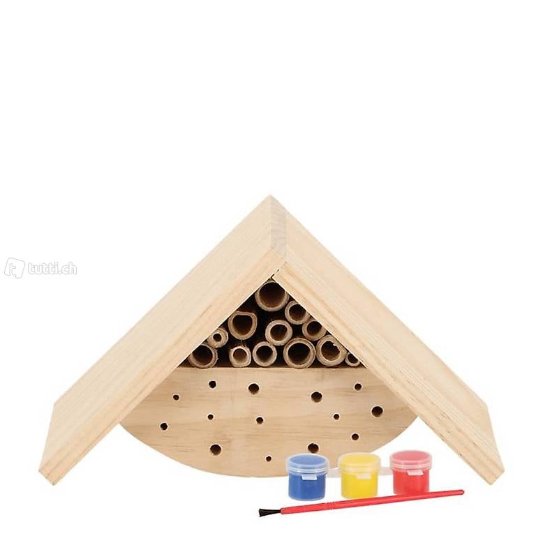  Esschert Design DIY-Insektenhotel-Set mit Farbe