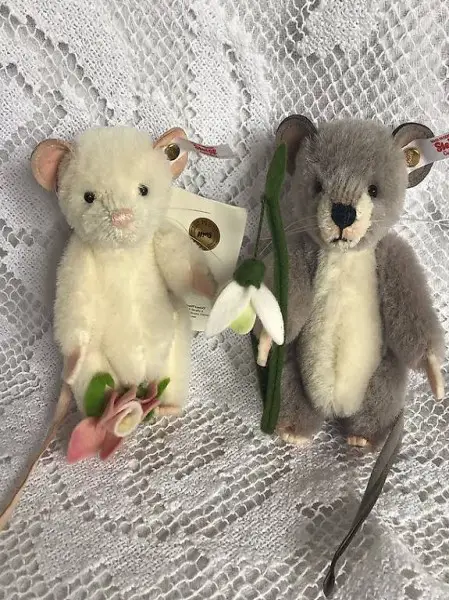  Steiff Mäuse Lizzy und Lena