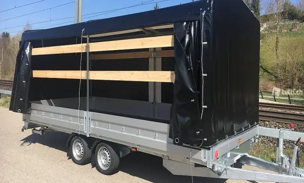  Anhänger mit Schiebeblache Böckmann HL-AL 5121 Hochlader