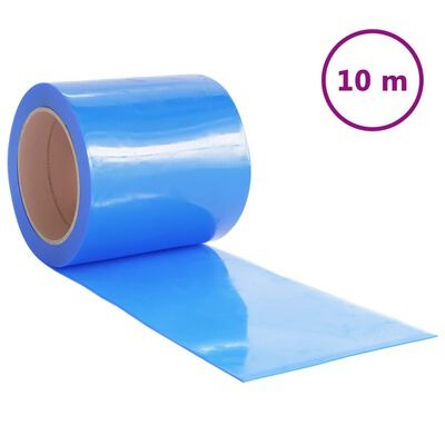  vidaXL Türvorhang Blau 200x1,6 mm 10 m PVC