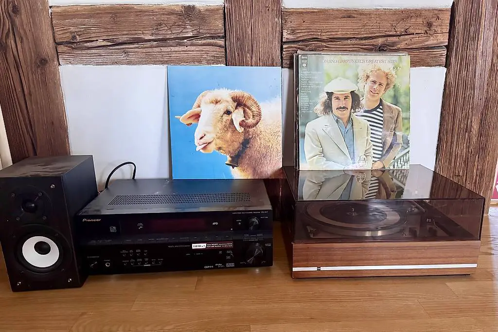 Plattenspieler Dual in schöner Holzoptik