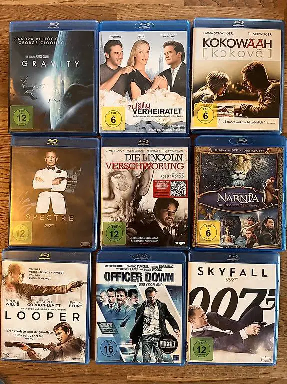 Zu verschenken: BlueRay DVD