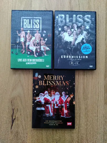 3 Bliss DVDs