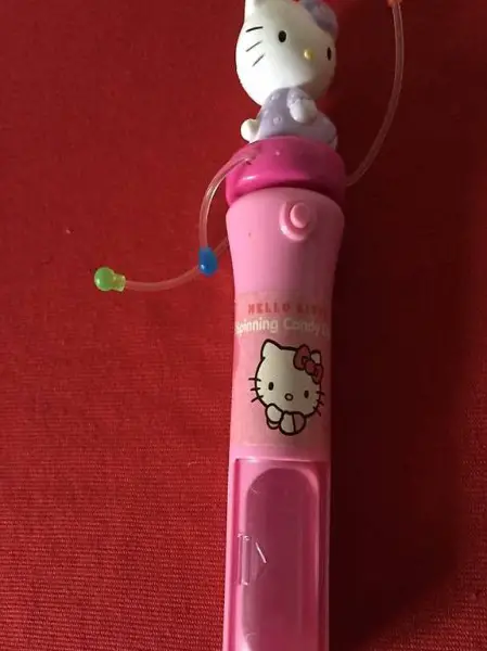 Hello Kitty Leuchteffekte drehbar mit Batterie, mit Fach